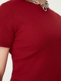 Футболка Trendyol модель TWOSS22BZ0304/Bordo Фото