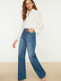 Блуза Trendyol модель TWOSS22GO0129/Ekru Фото