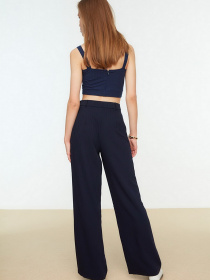 Брюки классические Trendyol модель TWOSS22PL0100/Lacivert Фото