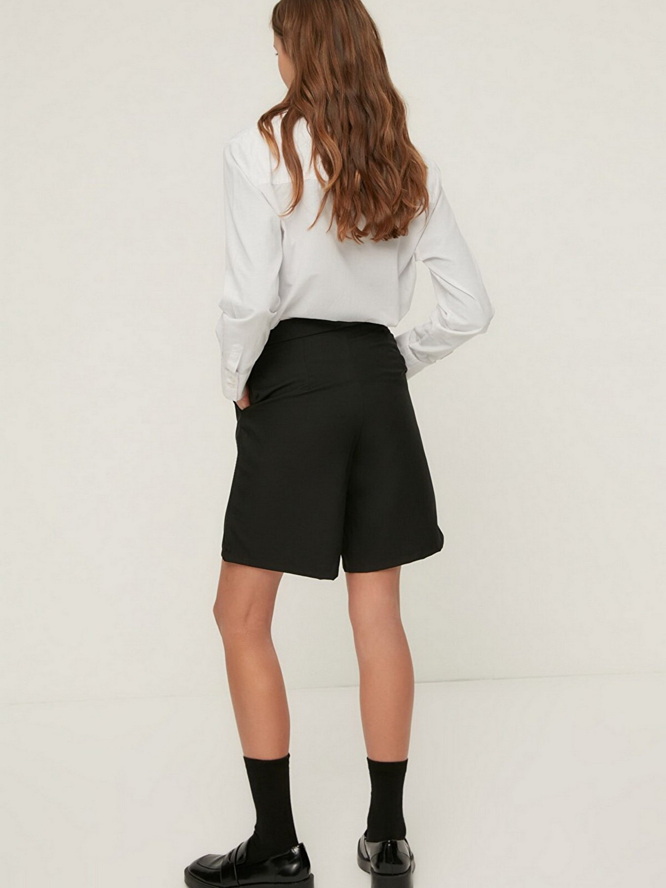 Шорти Trendyol модель TWOSS22SR0026/Siyah Фото