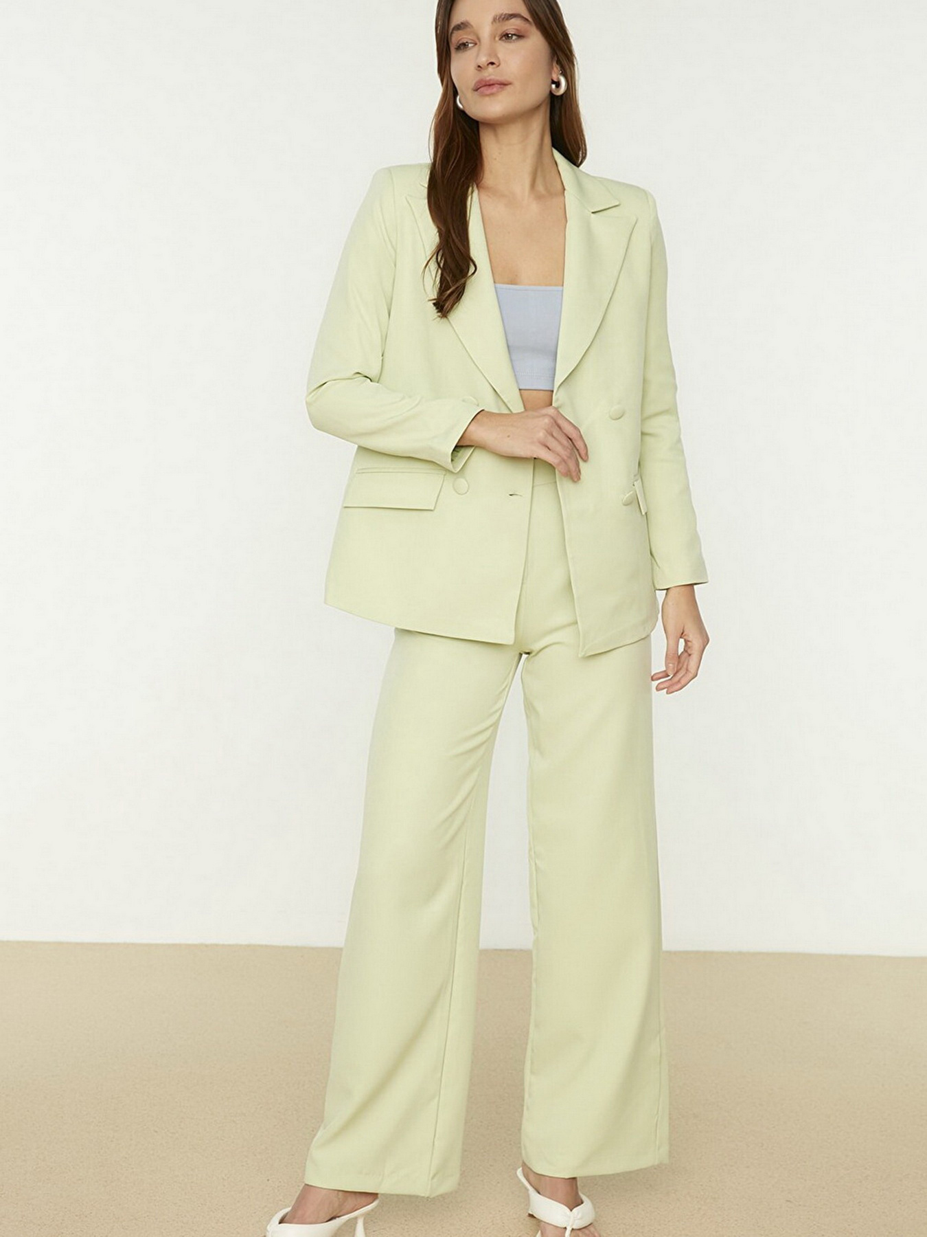 Пиджак Trendyol модель TWOSS22CE0041/Mint Фото