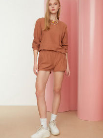 Повсякденний костюм Trendyol модель TWOSS22AU0127/Kahverengi Повсякденний костюм Trendyol модель TWOSS22AU0127/Kahverengi Фото