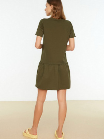 Платье-футболка Trendyol модель TWOSS22EL0825/Haki Фото