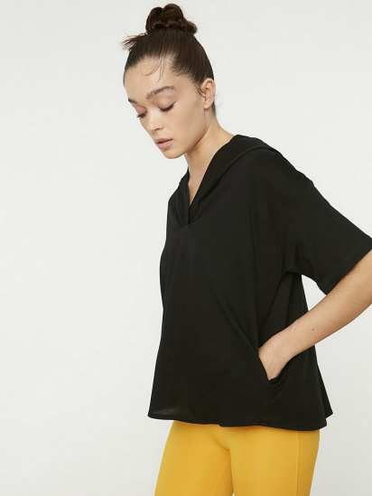 Футболка Trendyol модель TWOSS22TS0239/Siyah — фото 4 - INTERTOP