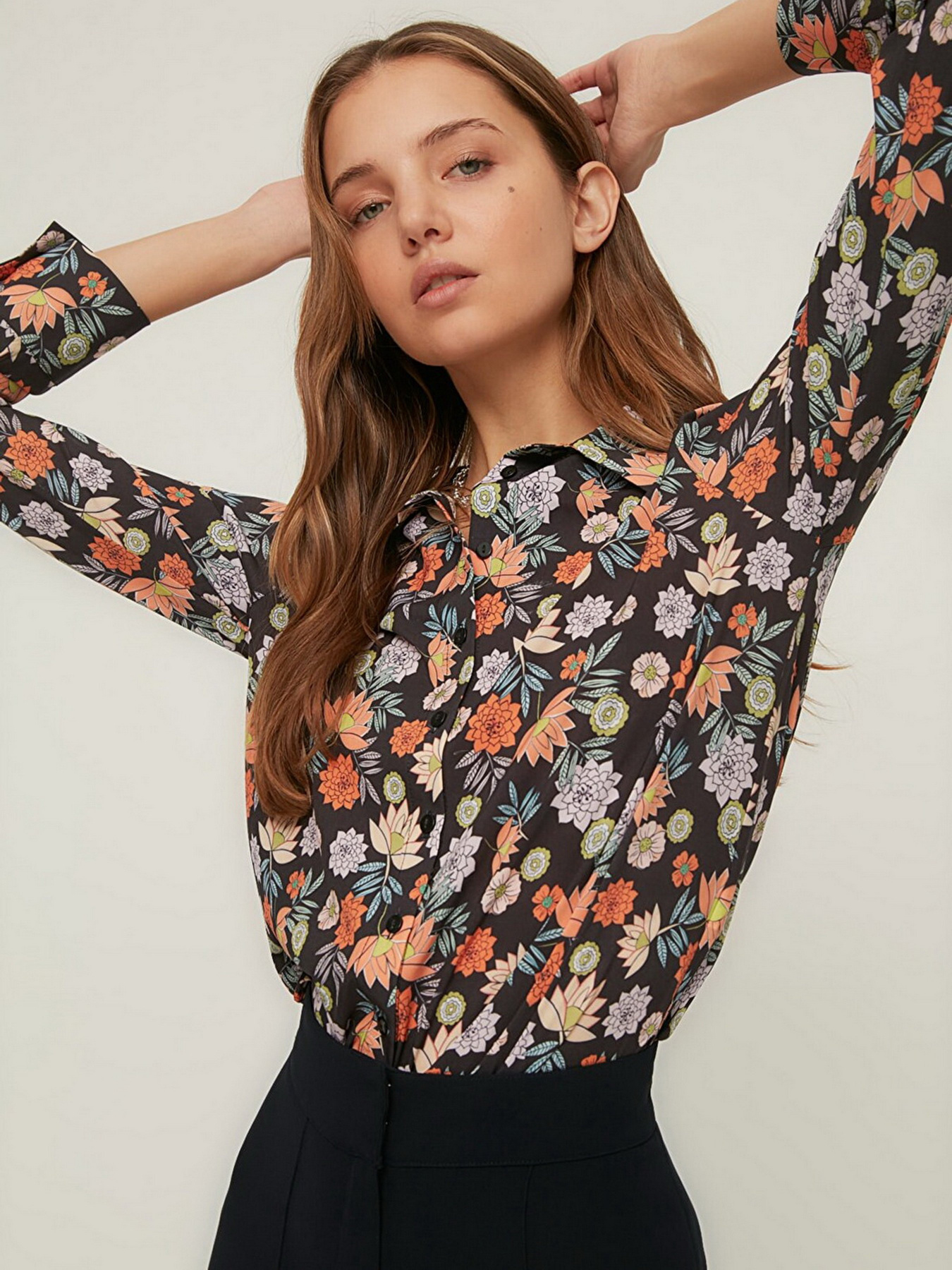 Блуза Trendyol модель TWOSS22GO0196/Siyah Фото