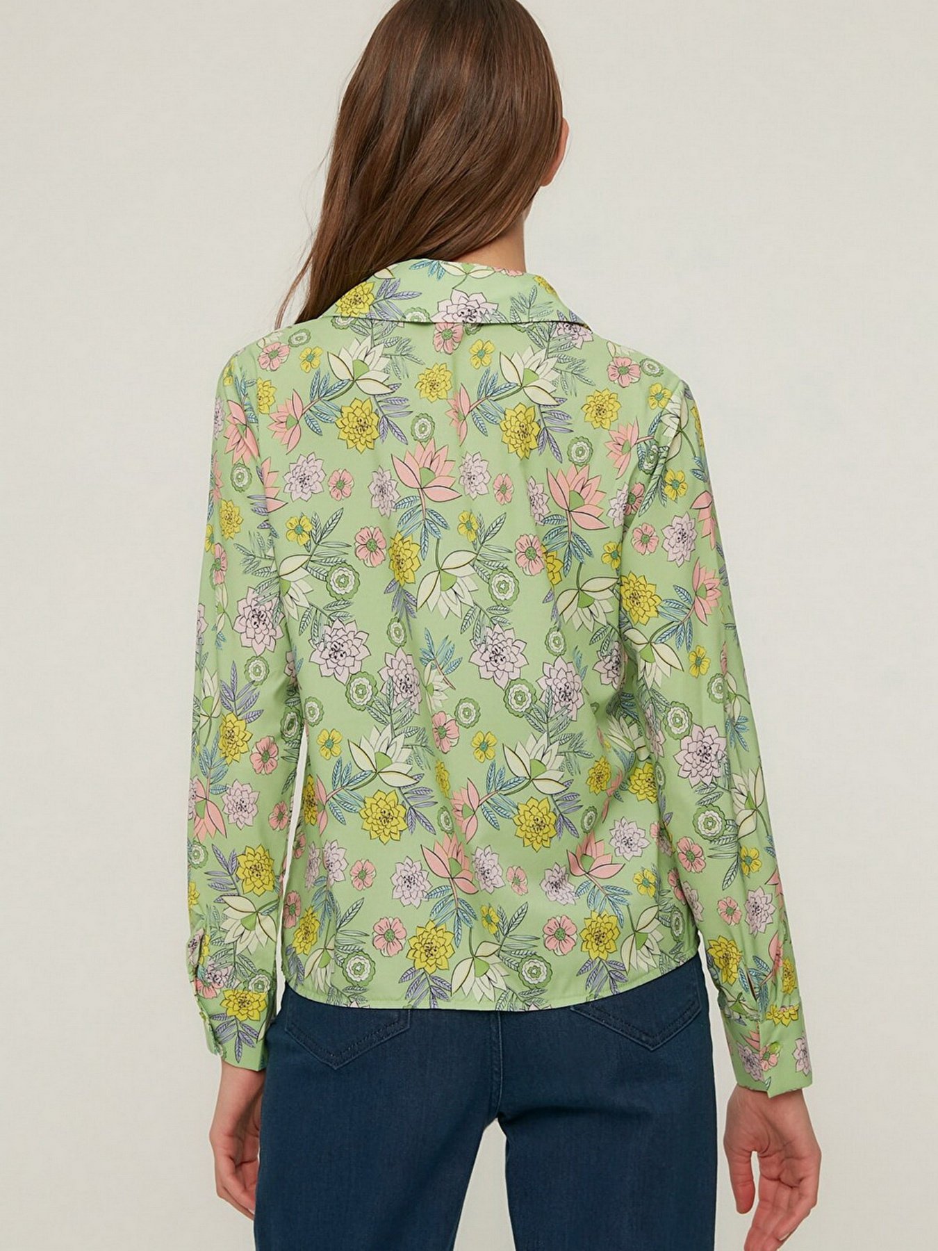 Блуза Trendyol модель TWOSS22GO0196/Yesil Фото