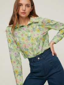 Блуза Trendyol модель TWOSS22GO0196/Yesil Фото