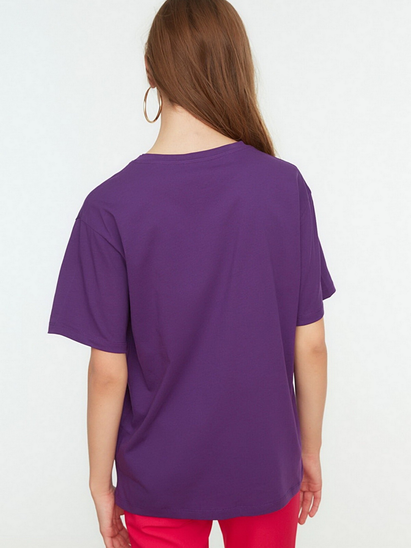 Футболка Trendyol модель TWOSS22TS0546/Mor Фото