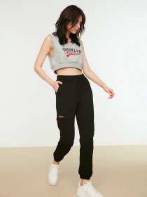 Спортивні штани Trendyol модель TWOSS22EA0032/Siyah Фото
