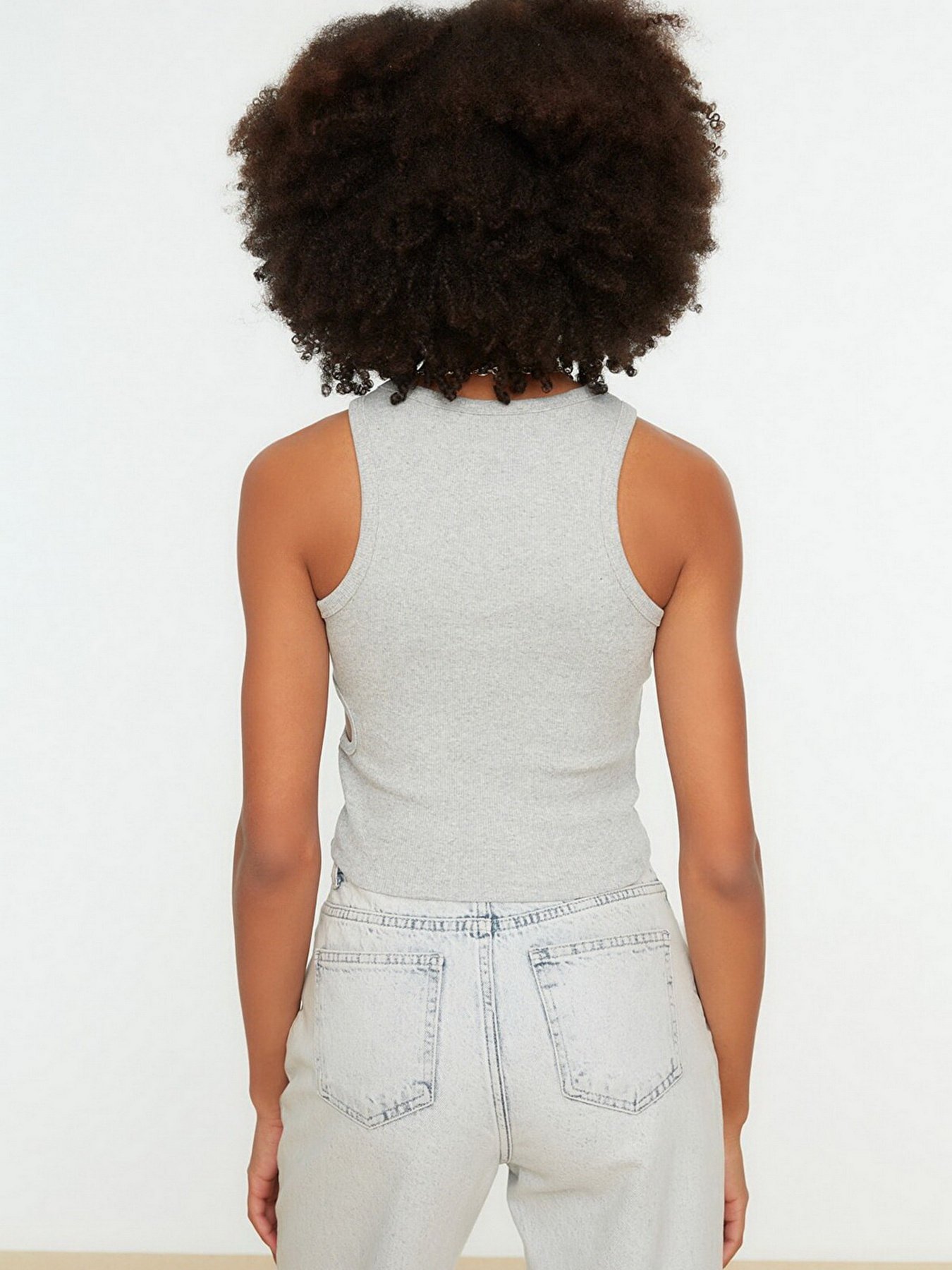 Топ Trendyol модель TWOSS22AL0026/Gri Фото