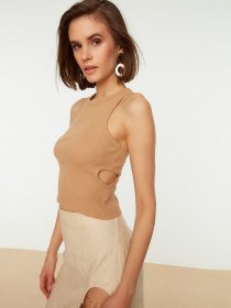 Топ Trendyol модель TWOSS22AL0026/Camel Топ Trendyol модель TWOSS22AL0026/Camel Фото