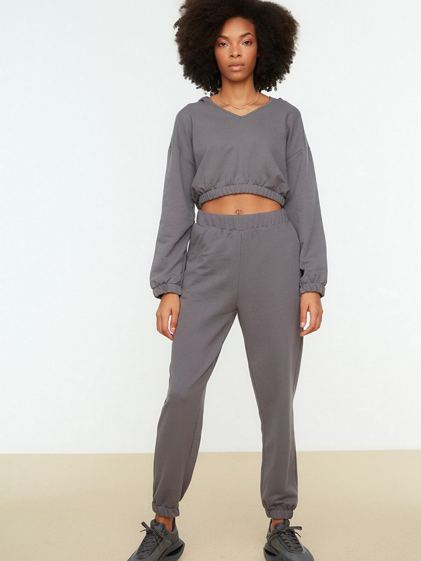 Штани спортивні Trendyol модель TWOSS22EA0027/Antrasit Фото