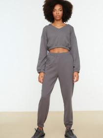 Штани спортивні Trendyol модель TWOSS22EA0027/Antrasit Фото