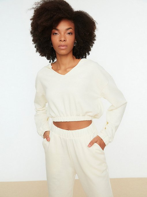 Топ Trendyol модель TWOSS22SW0059/Ekru Фото