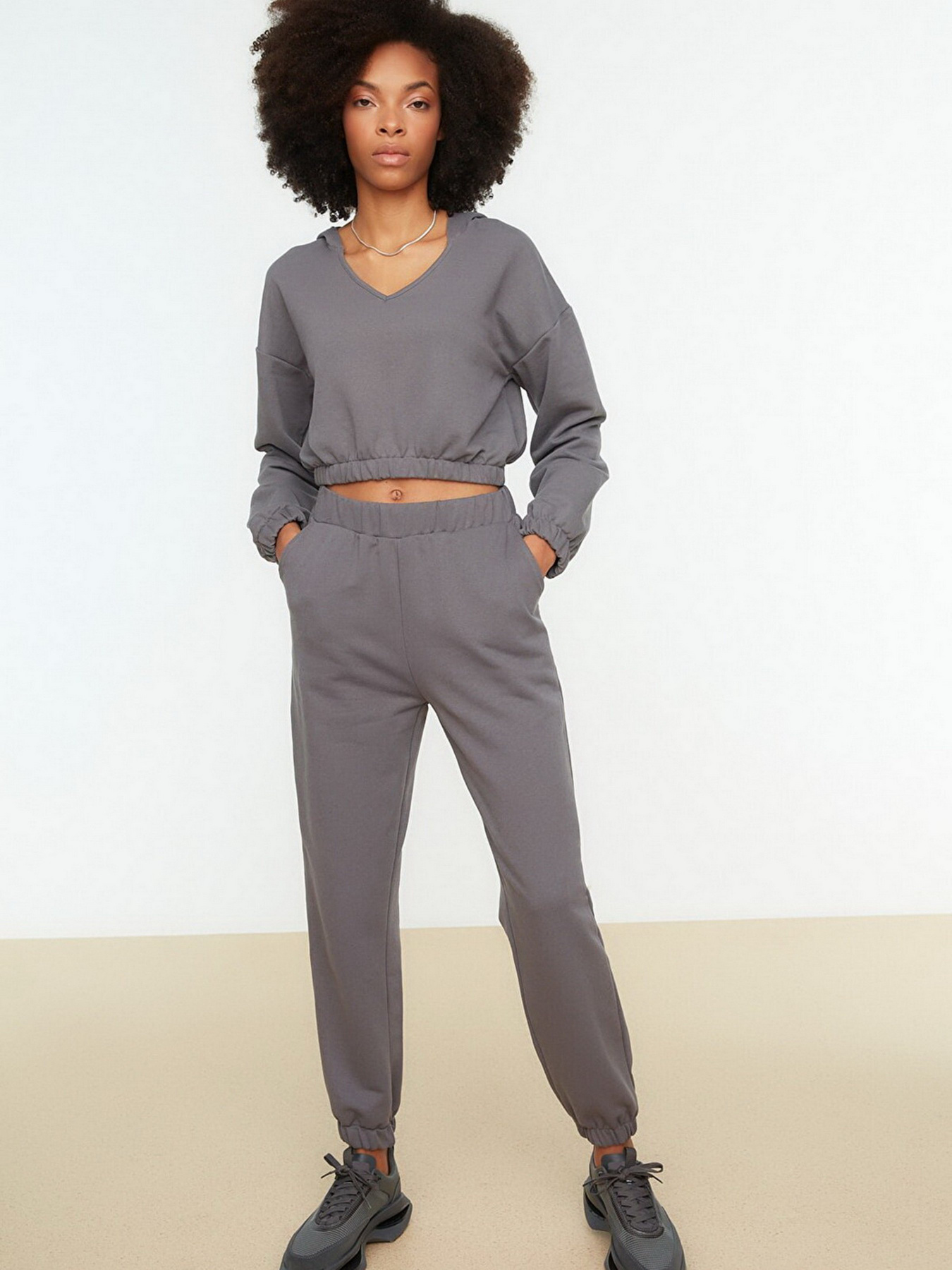 Топ Trendyol модель TWOSS22SW0059/Antrasit Фото