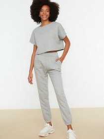 Штани спортивні Trendyol модель TWOSS22EA0035/Gri Фото