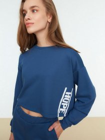 Світшот Trendyol модель TWOSS22SW0102/Indigo Фото