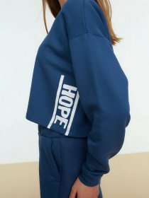 Світшот Trendyol модель TWOSS22SW0102/Indigo Фото