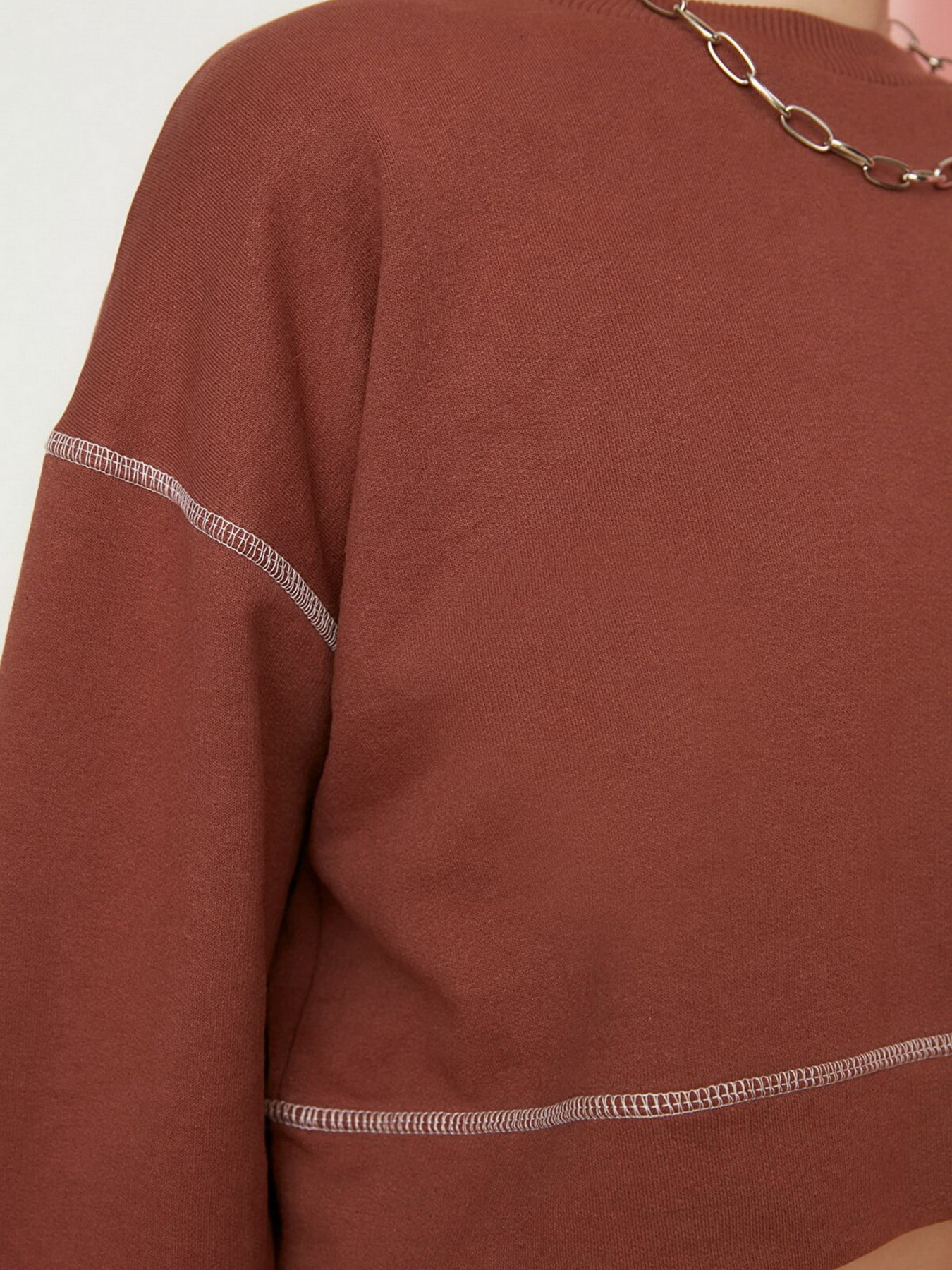 Топ Trendyol модель TWOSS22SW0097/Kahverengi Фото