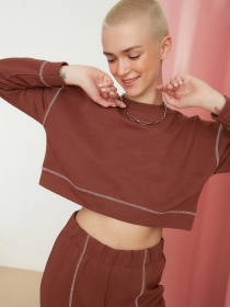 Топ Trendyol модель TWOSS22SW0097/Kahverengi Фото