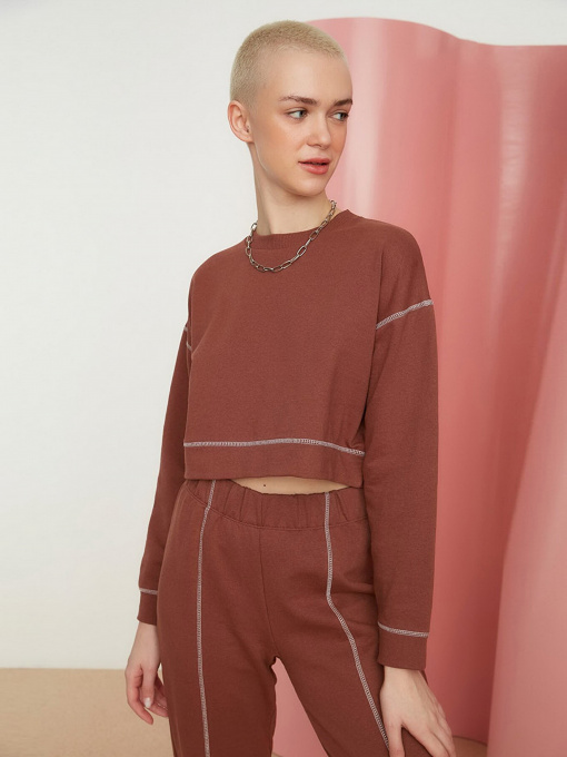 Топ Trendyol модель TWOSS22SW0097/Kahverengi Фото