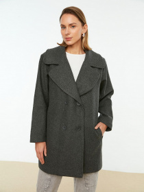 Пальто Trendyol модель TWOAW22KB0101/Antrasit Фото