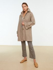 Пальто Trendyol модель TWOAW22KB0105/Vizon Фото