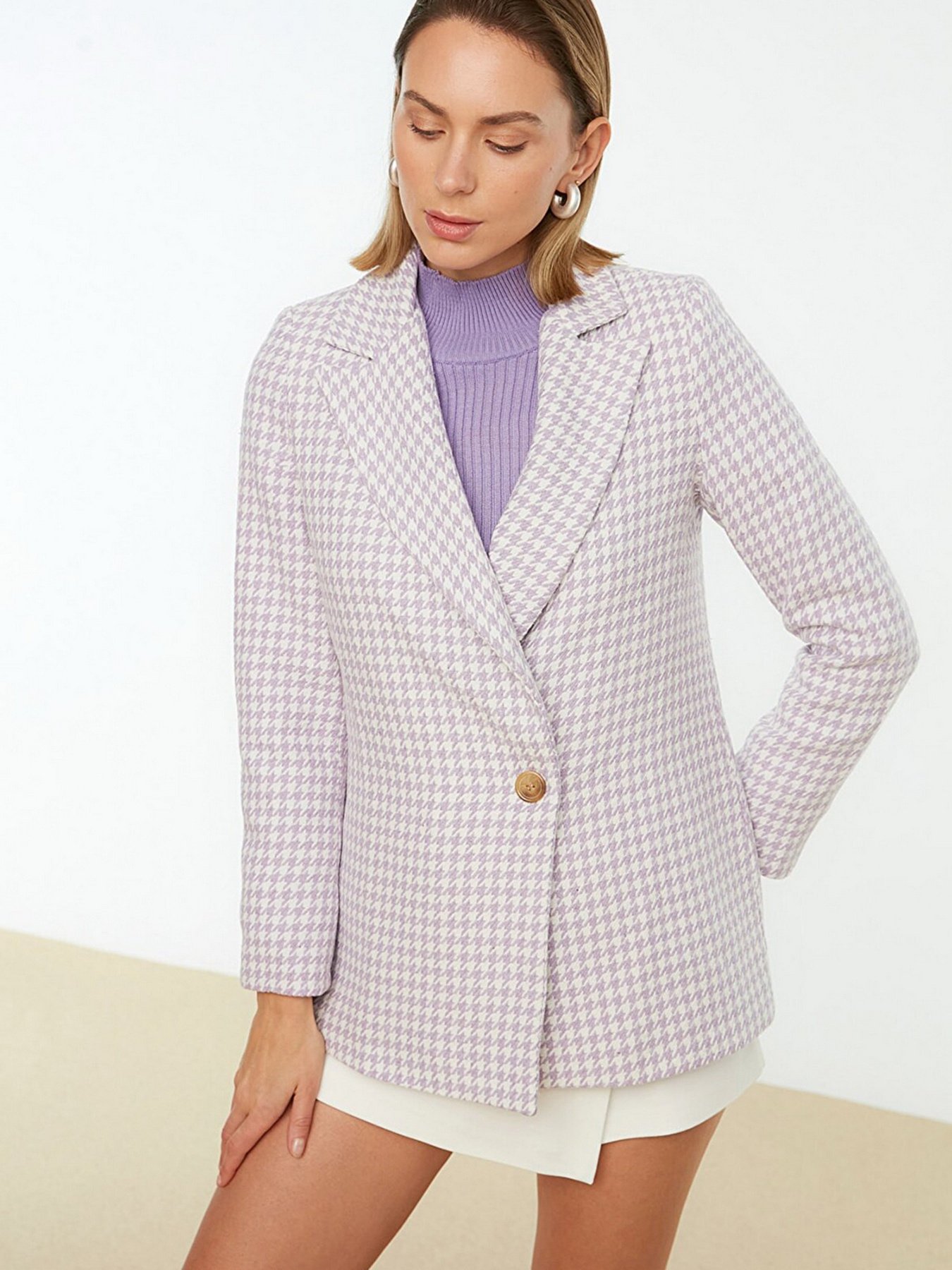 Пиджак Trendyol модель TWOSS22CE0096/Pembe Фото