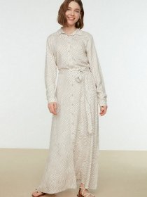 Сукня максі Trendyol модель TCTSS22EB0012/Gri Фото