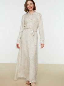 Сукня максі Trendyol модель TCTSS22EB0012/Gri Фото