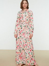 Сукня максі Trendyol модель TCTSS22EB0012/Pudra Фото