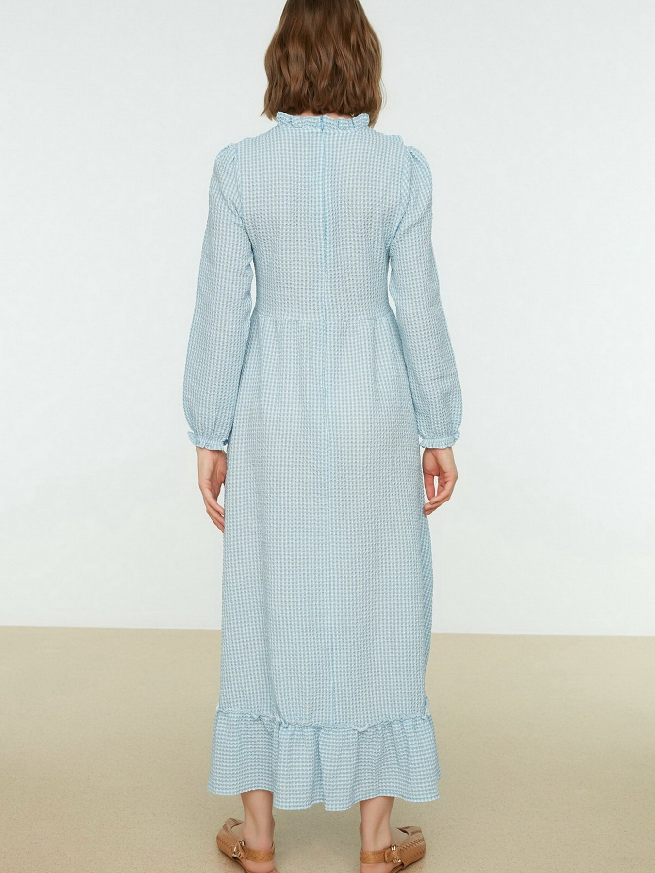 Сукня максі Trendyol модель TCTSS21EB0028/Mavi Фото