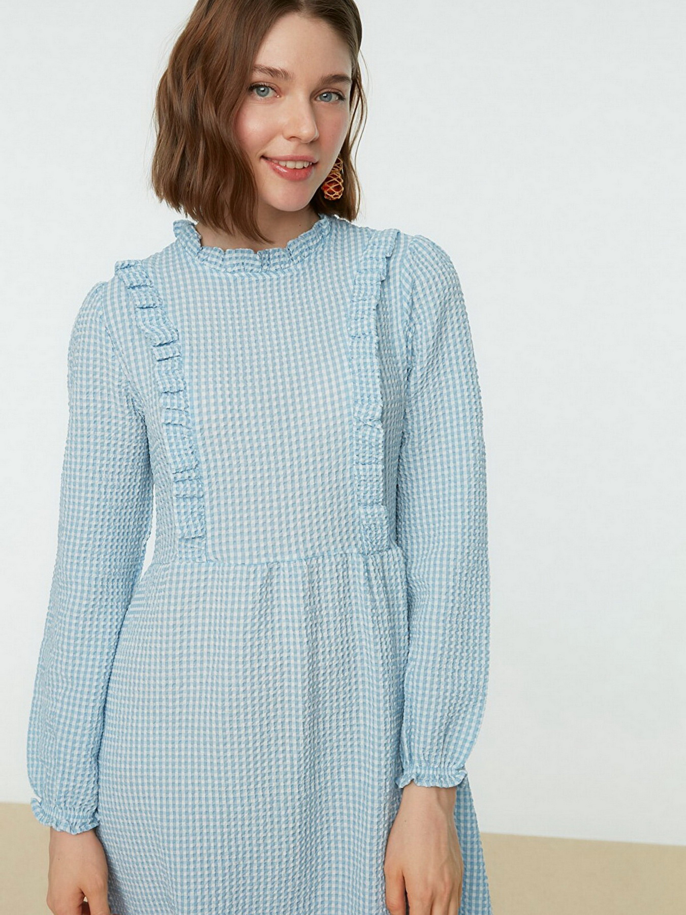 Сукня максі Trendyol модель TCTSS21EB0028/Mavi Фото