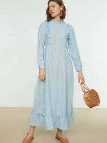 Сукня максі Trendyol модель TCTSS21EB0028/Mavi Фото