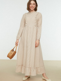 Сукня максі Trendyol модель TCTSS21EB0028/Bej Фото