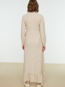 Платье макси Trendyol модель TCTSS21EB0028/Bej Фото