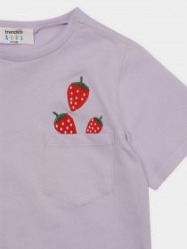 Футболка Trendyol модель TKDSS22TS0433/Lila Фото