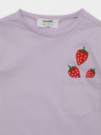 Футболка Trendyol модель TKDSS22TS0433/Lila Фото