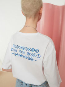 Футболка Trendyol модель TWOSS22TS0852/Beyaz Футболка Trendyol модель TWOSS22TS0852/Beyaz Фото