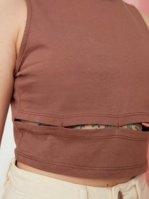 Топ Trendyol модель TWOSS22BZ0968/Kahverengi Фото