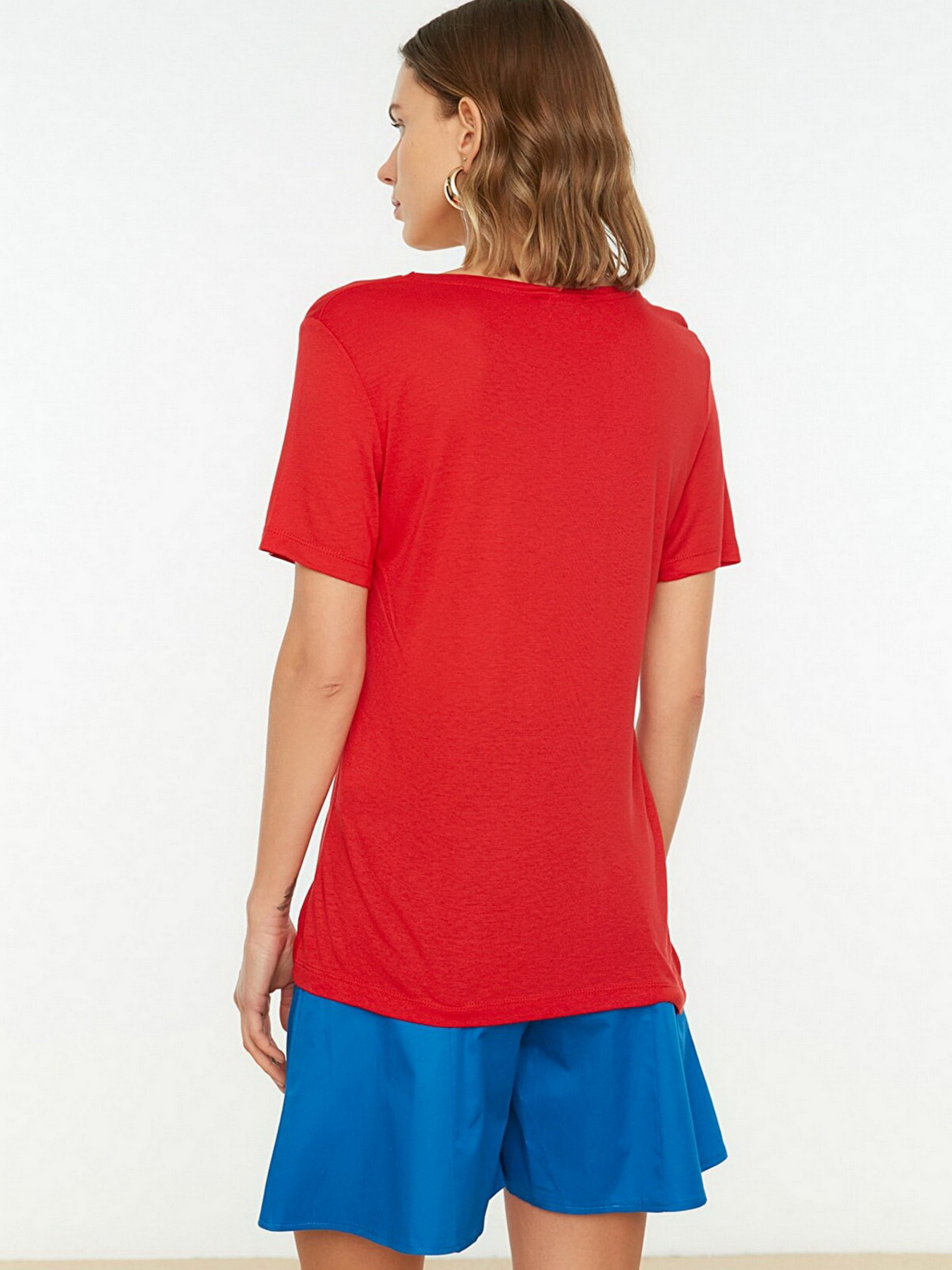 Футболка Trendyol модель TWOSS20TS0131/Kirmizi Фото