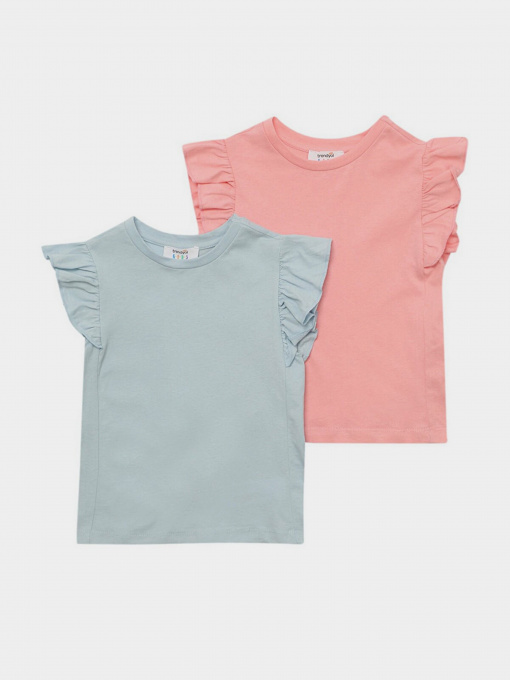 Набор футболок Trendyol модель TKDSS22TS0614/Mavi-Cok Renkli Фото