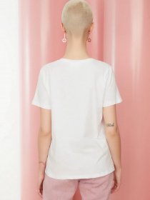 Футболка Trendyol модель TWOSS22TS0049/Beyaz Фото