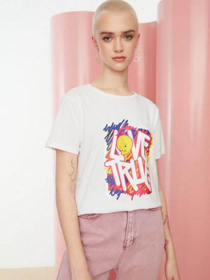 Футболка Trendyol модель TWOSS22TS0049/Beyaz - фото
