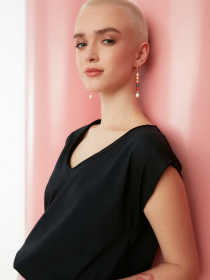 Футболка Trendyol модель TWOSS22TS0519/Siyah Фото