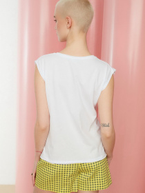 Футболка Trendyol модель TWOSS22TS0519/Beyaz Фото