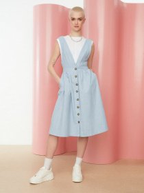 Сарафан Trendyol модель TWOSS22EL1062/Mavi Фото