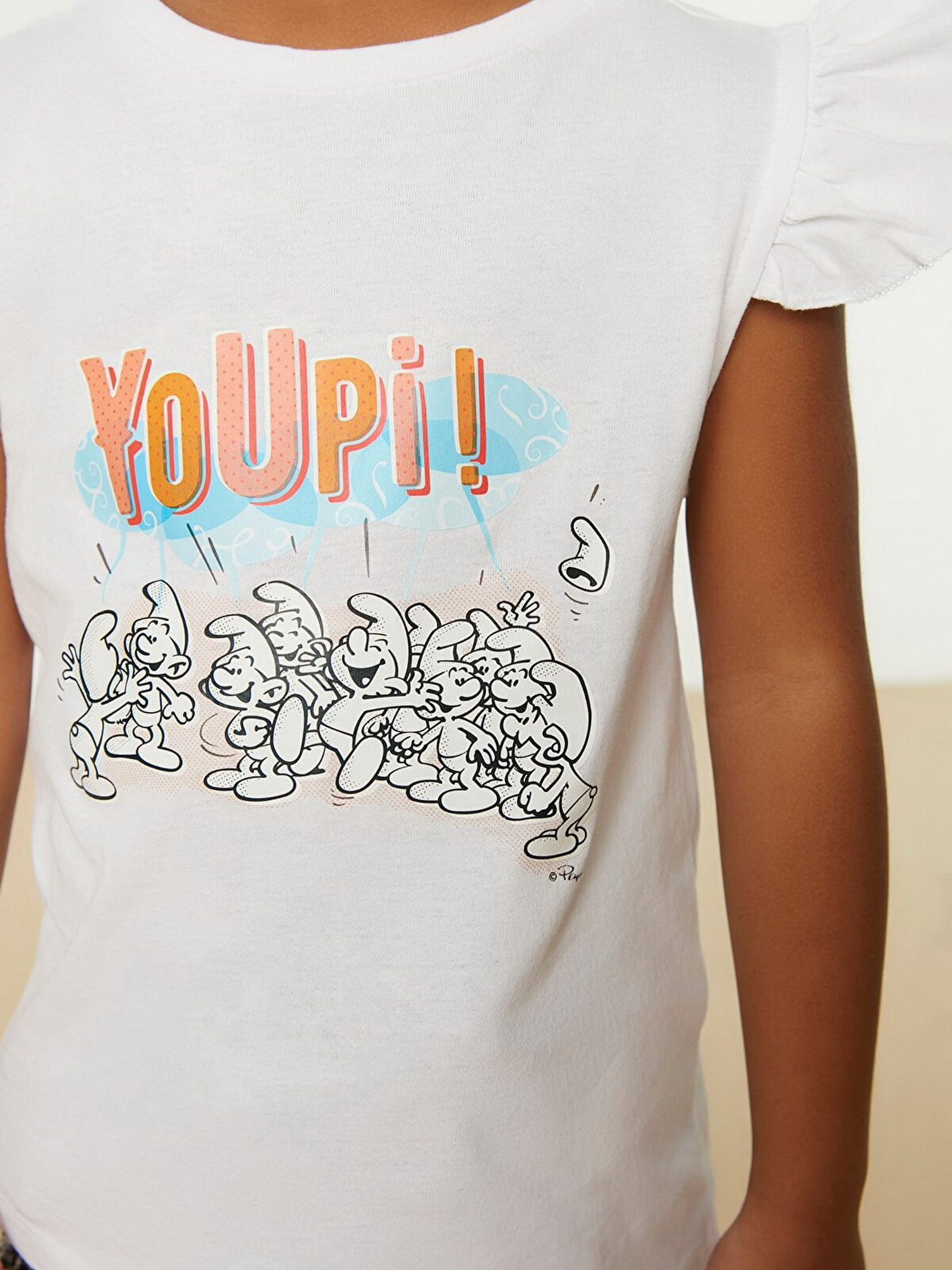 Футболка Trendyol модель TKDSS22TS0014/Beyaz Фото