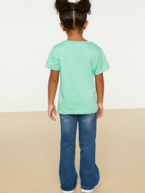 Футболка Trendyol модель TKDSS22TS0678/Mint Фото