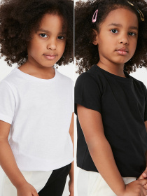 Набор футболок Trendyol модель TKDSS22TS0611/Siyah-Beyaz Фото